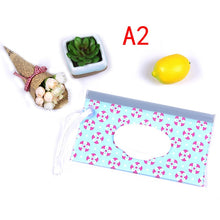 Load image into Gallery viewer, 1PC Eco-Friendly Baby Wipes Box Wet Wipe Box Cleaning Wipes Carrying Bag Clamshell Snap Strap Wipe Container Case