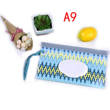 Load image into Gallery viewer, 1PC Eco-Friendly Baby Wipes Box Wet Wipe Box Cleaning Wipes Carrying Bag Clamshell Snap Strap Wipe Container Case
