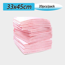 Load image into Gallery viewer, 100pcs Baby Changing Mat Nursing Pad Disposable Diaper Paper Mat for Adult Child or Pets Absorbent Waterproof Diaper
