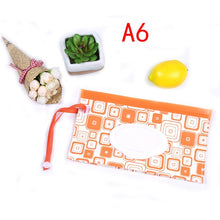Load image into Gallery viewer, 1PC Eco-Friendly Baby Wipes Box Wet Wipe Box Cleaning Wipes Carrying Bag Clamshell Snap Strap Wipe Container Case
