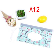 Load image into Gallery viewer, 1PC Eco-Friendly Baby Wipes Box Wet Wipe Box Cleaning Wipes Carrying Bag Clamshell Snap Strap Wipe Container Case
