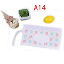 Load image into Gallery viewer, 1PC Eco-Friendly Baby Wipes Box Wet Wipe Box Cleaning Wipes Carrying Bag Clamshell Snap Strap Wipe Container Case
